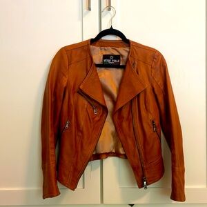 Italian Leather Jacket - size 40 / xs